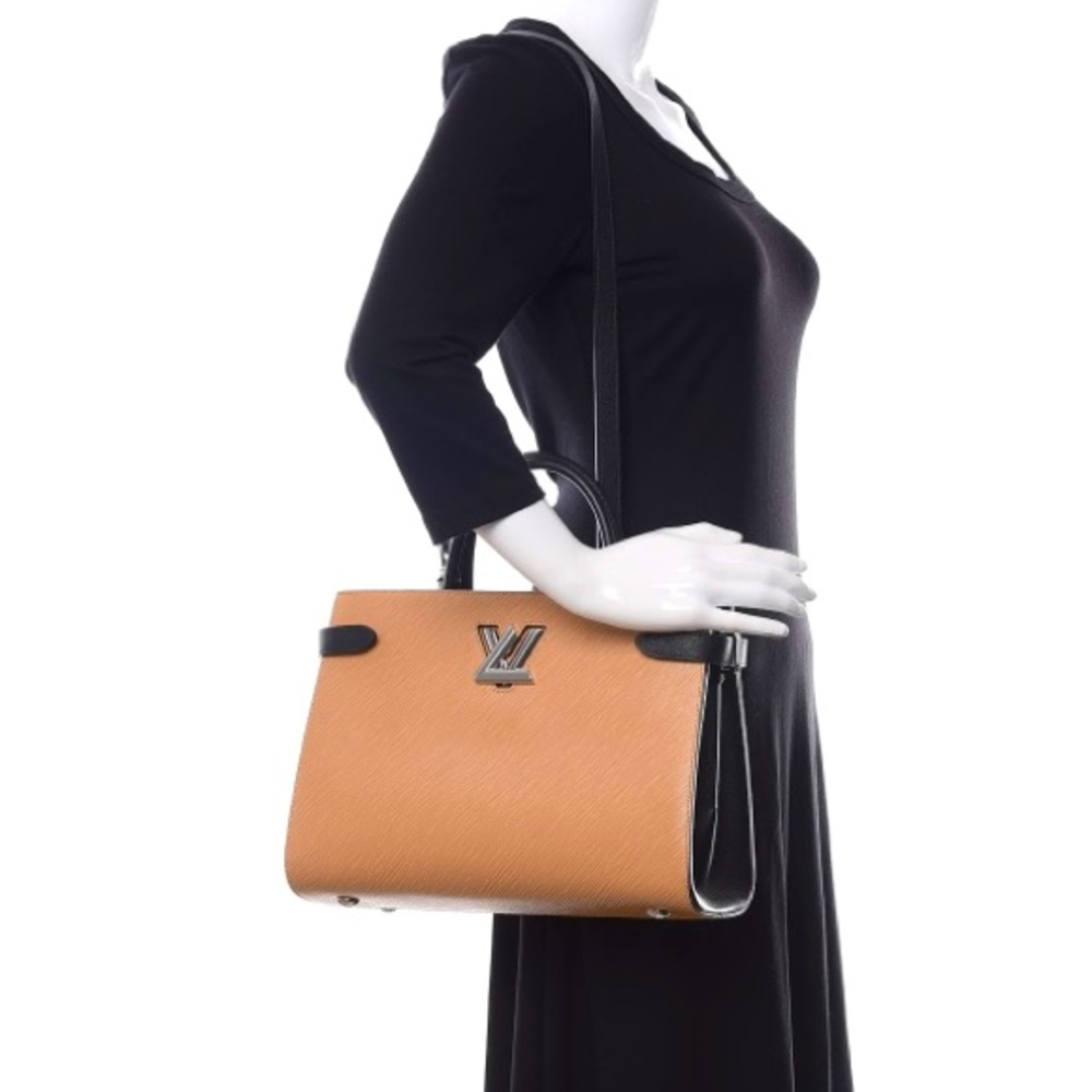 Louis Vuitton Epi Twist Tote Noir Camel purse